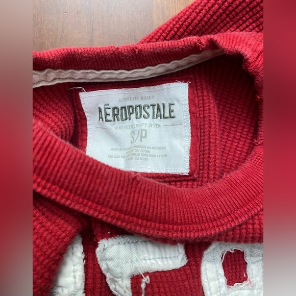 Aeropostale long sleeve shirt is a size Small P. - Picture 3 of 6